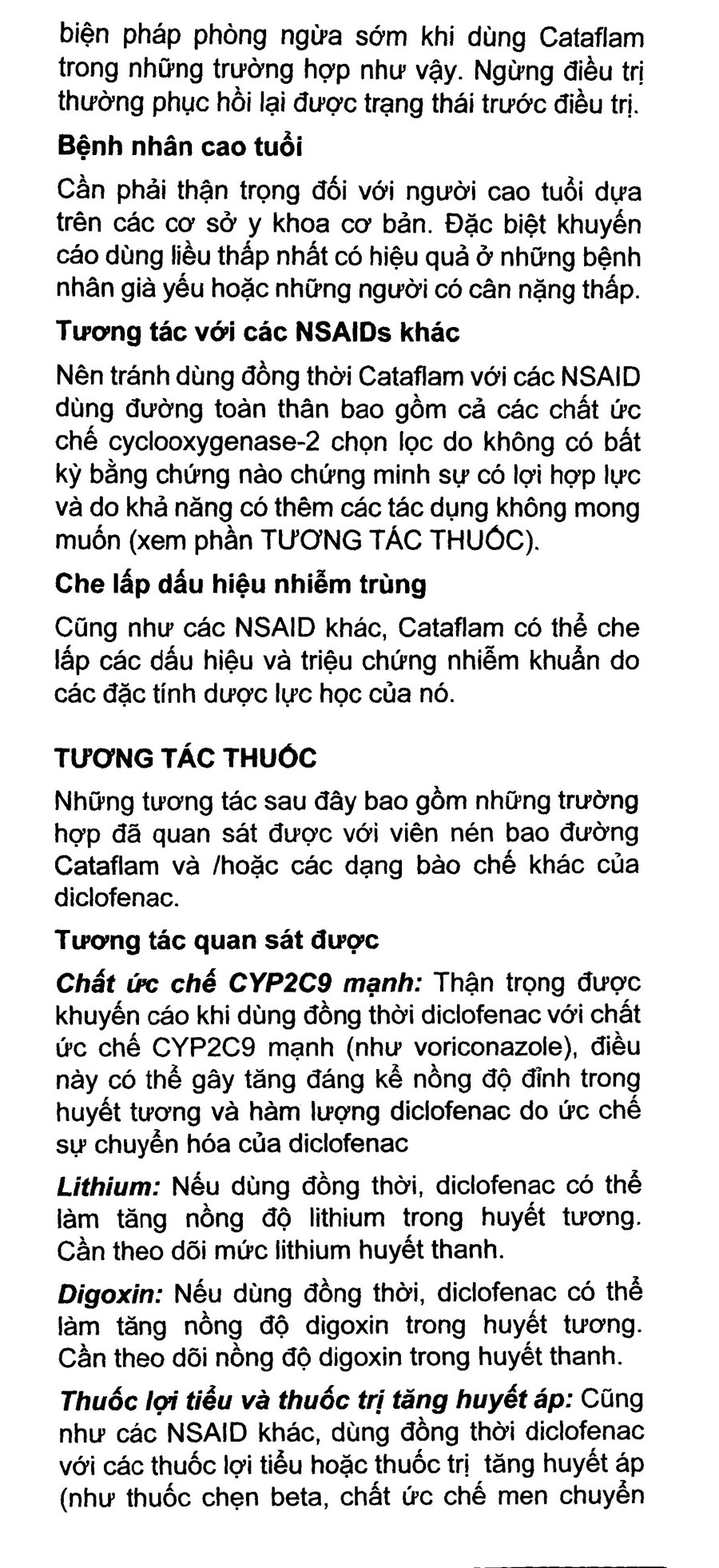 Cataflam 25mg giảm đau, kháng viêm xương khớp (1 vỉ x 10 viên) - 22